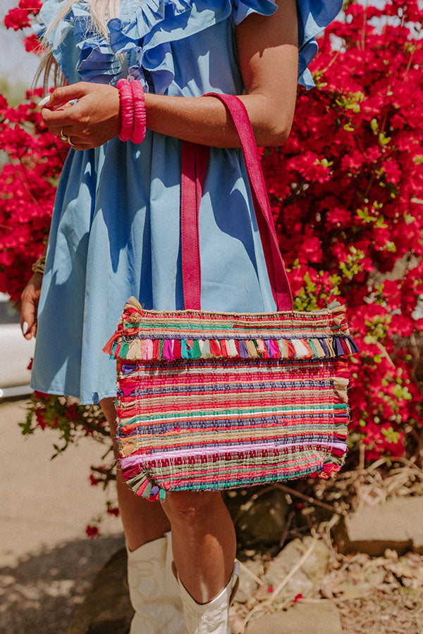 Happy Vibes Handmade Purse