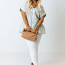 Happiest Girl In The Room Shift Top In Sea Glass Curves Image - 1