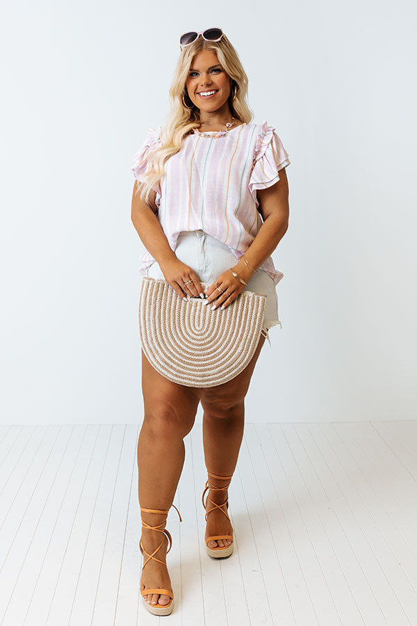 Angel Cake Stripe Shift Top Curves Image - 1
