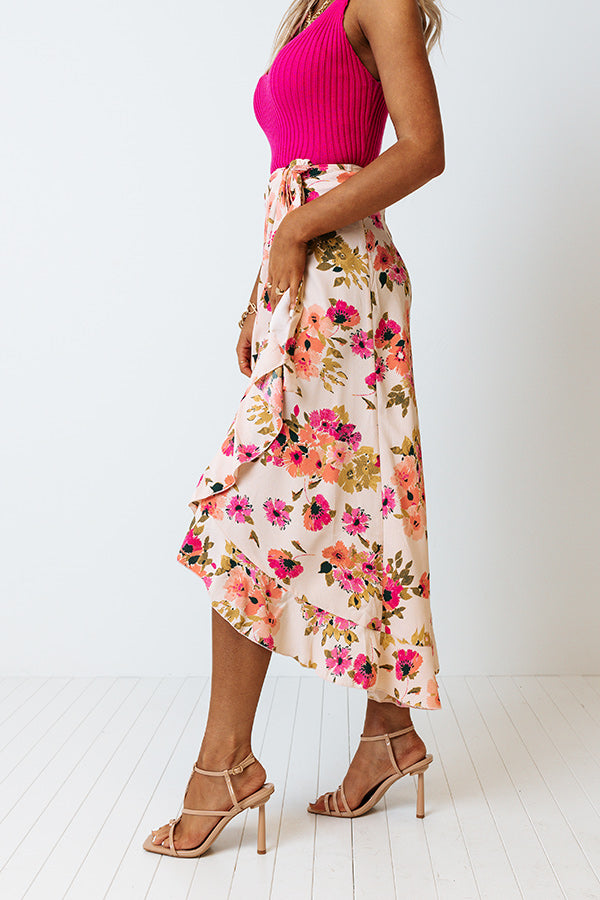 Floral Paradise Wrap Skirt Image - 5