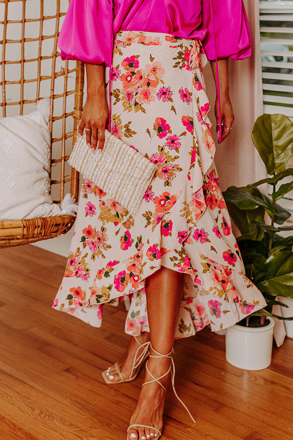 Floral Paradise Wrap Skirt Image - 1