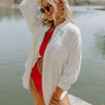 Desert Delight Button Up In Ivory Image - 1