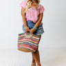Can't Control Love Embroidered Shift Top In Pink Curves Image - 1
