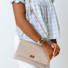 Round Of Mimosas Faux Leather Clutch In Birch Image - 1