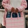 London Estate Tweed Tote In Pink Image - 1
