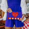 American Honey Beaded Clutch Image - 1