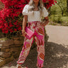 Free To Be Fabulous Floral Joggers Image - 1