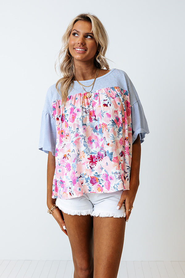 Promised Love Floral Shift Top Image - 1