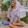 Quick To Smile Floral Shift Top Image - 1