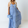 Saturday Strolling Maxi In Sky Blue Curves Image - 1