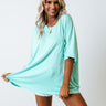Fond Of Forever Shift Tee In Aqua Image - 1