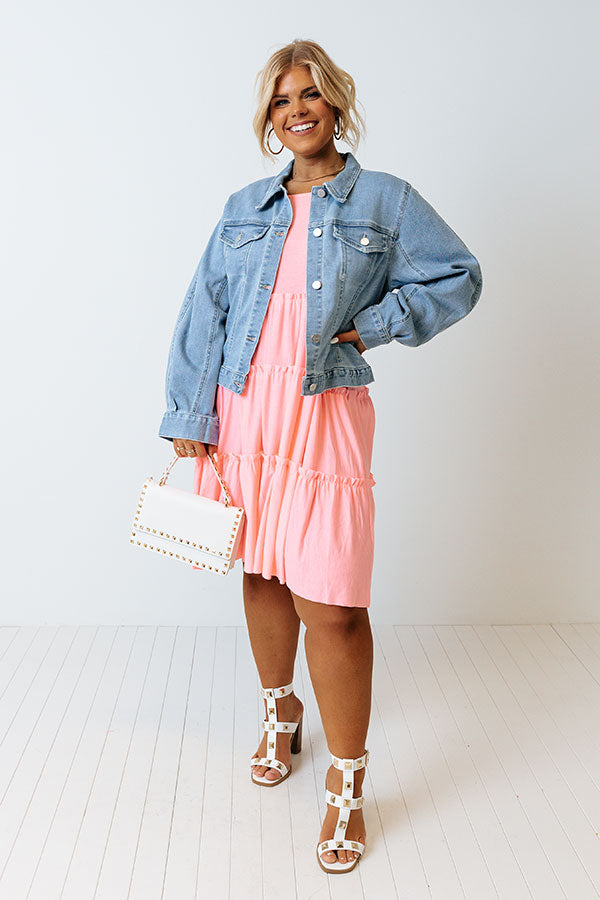 Risen Dallas Layover Denim Jacket Curves Image - 1