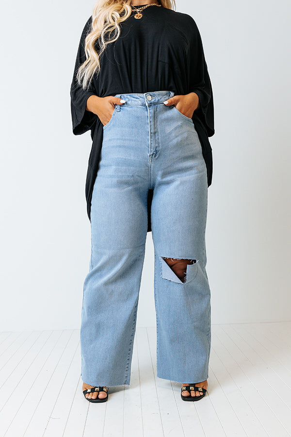 KanCan The Teela High Waist Wide Leg Jean Curves Image - 1