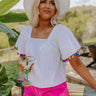 Aloha State Of Mind Pom Pom Shift Top Image - 1