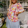 Looking Sassy Floral Shift Top Curves Image - 1