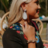 Sweetest Dream Beaded Earrings In Ivory Image - 1