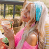 Cabo Beaches Crochet Headband In Blue Image - 1