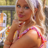 Cabo Beaches Crochet Headband In Lavender Image - 1