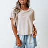 Better Offline Crop Tee In Birch Image - 1