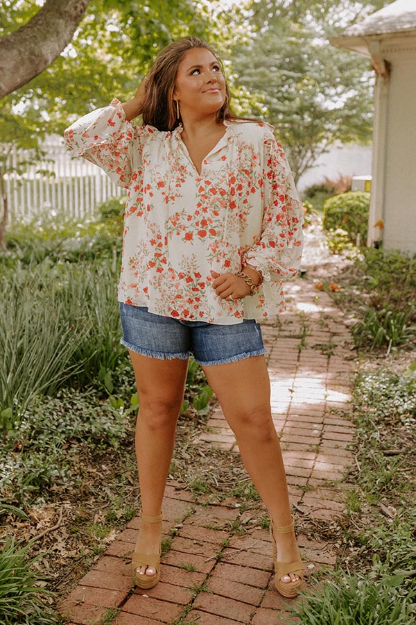 Sugary Sweet Shift Top in Cream Curves Image - 2