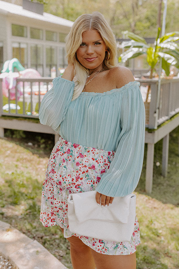 Sassy And Sweet Shift Top In Pear Curves