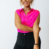 Martini Nights Shift Top In Hot Pink Curves Image - 1
