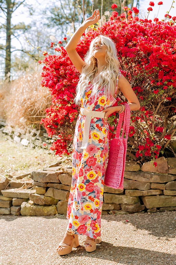 Looking Sassy Floral Jumpsuit