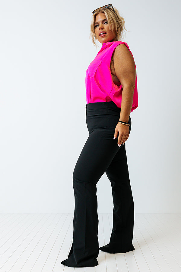 The Alcott High Waist Trousers Curves Image - 2