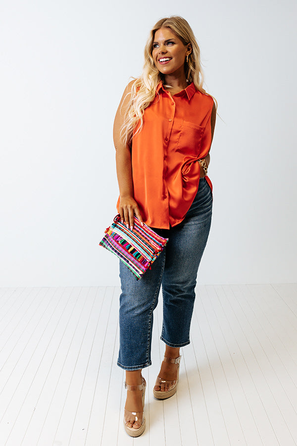 Martini Nights Shift Top In Scarlet Curves Image - 2