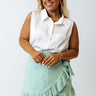 Martini Nights Shift Top In White Curves Image - 1