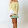 Sassy And Sweet Shift Top In Yellow Curves Image - 1