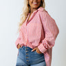 Boating Day Stripe Button Up Curves Image - 1
