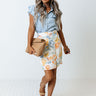 Saturday Strolling Shift Top In Light Wash Image - 1
