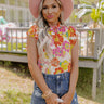 Biggest Claim To Fame Floral Top Image - 1
