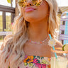 Sunshine Needed Beaded Necklace In White Image - 1