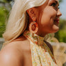 Believe The Dream Earrings In Orange Image - 1