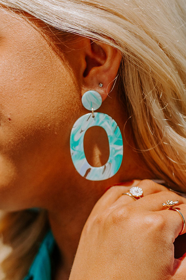 Believe The Dream Earrings In Turquoise Image - 2