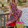 Only Sunshine Floral Maxi In Red Image - 1