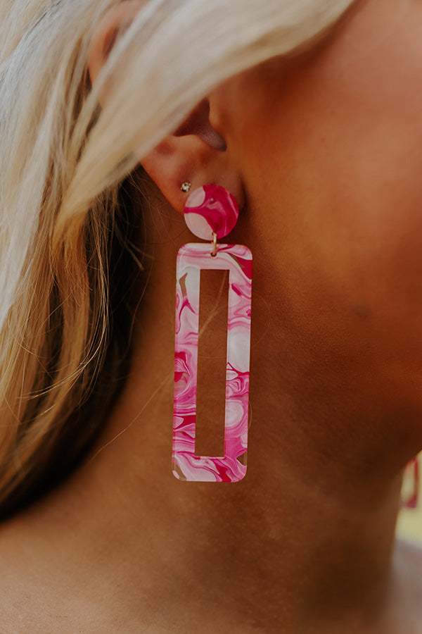 All The Buzz Earrings In Hot Pink Image - 2