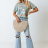 Sunshine On My Mind Graphic Tee in Light Sage Image - 1