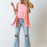 Calling Your Name Shift Top In Pink Image - 1
