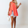 Calling Your Name Shift Top In Neon Pink Image - 1