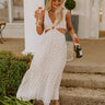 Lovely Evening Cut Out Maxi In Ivory Image - 1