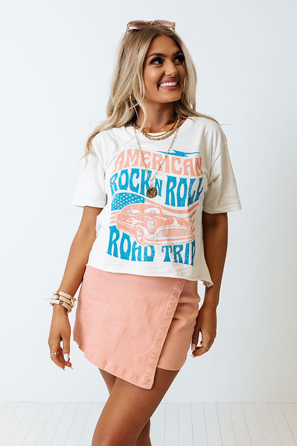 American Rock N Roll Graphic Tee Image - 1