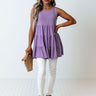 Calling Your Name Shift Top In Lavender Image - 1