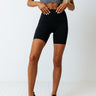 Daily Basis Biker Shorts In Black Image - 1