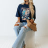 Free Spirit Vintage Graphic Oversized Tee Image - 1