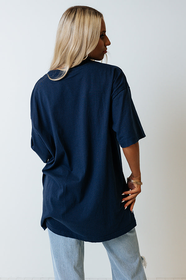 Free Spirit Vintage Graphic Oversized Tee Image - 1