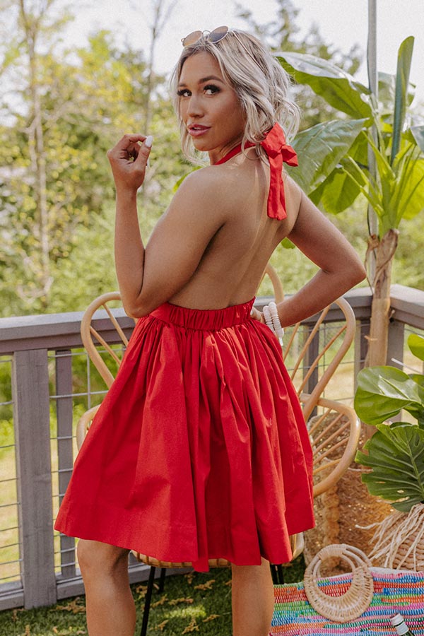 Bring The Prosecco Mini Dress in Red Image - 1