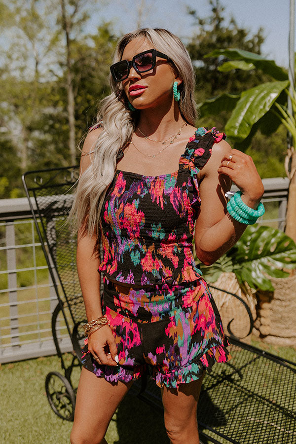 Rio Romance Smocked Top